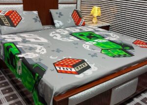 cartoon bed sheets export cotton fabric