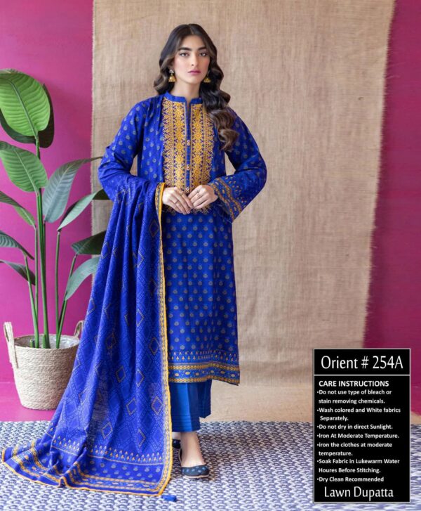 orient lawn 3pc Summer Collection 2023