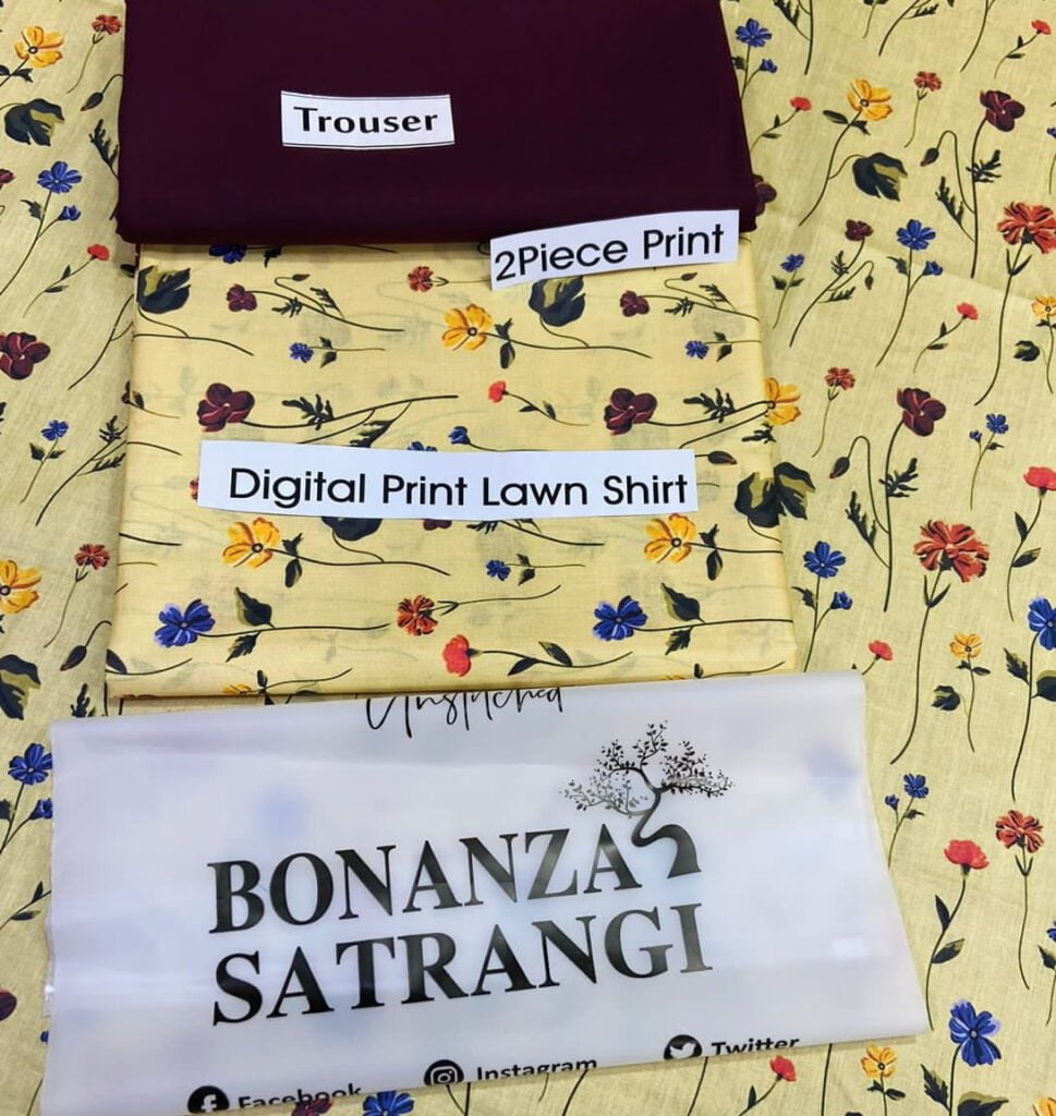 bonanza satrangi sale airjet lawn 2 piece suit