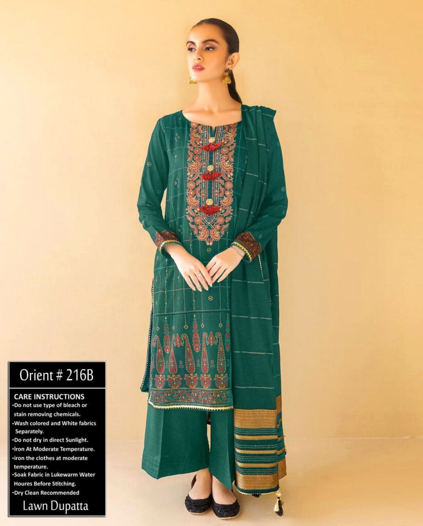 orient lawn 3pc Summer Collection 2023