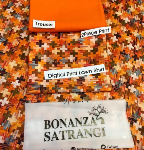 bonanza satrangi sale airjet lawn 2 piece suit