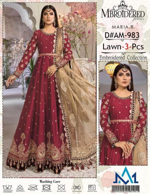 Maria b embroidered 2023 lawn collection