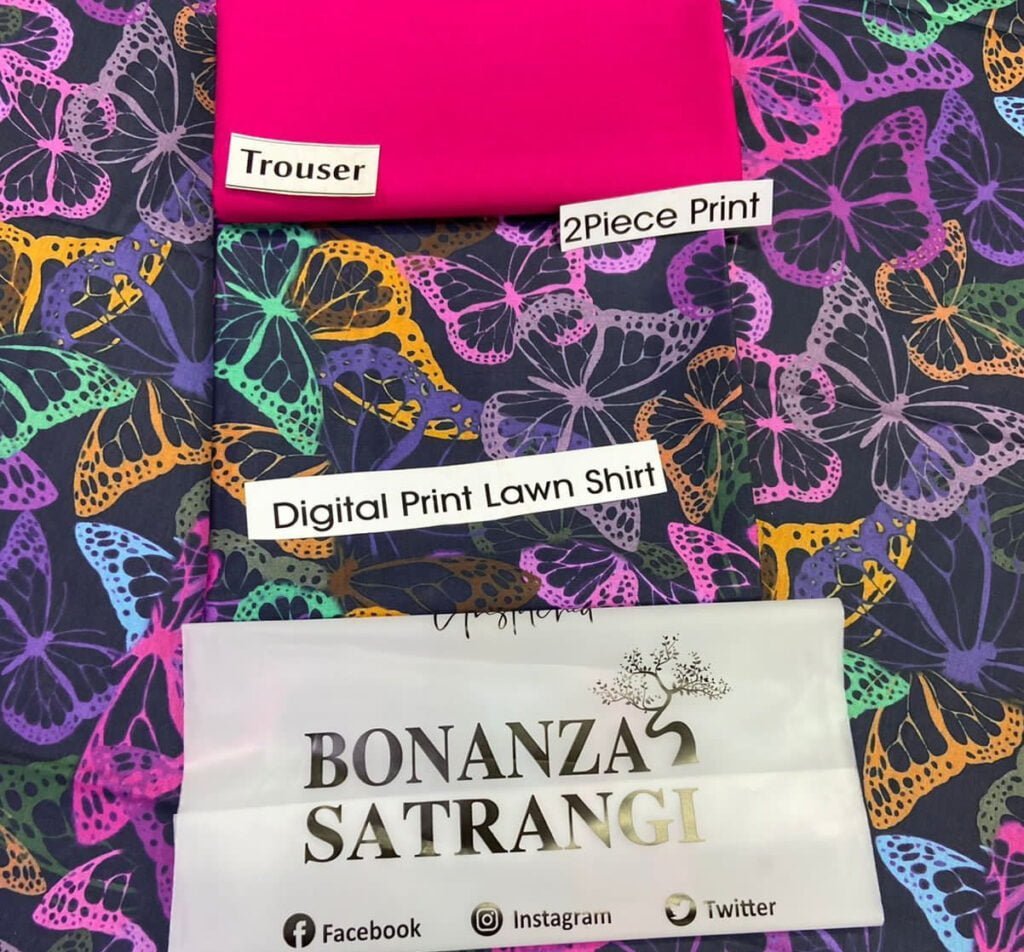 bonanza satrangi sale airjet lawn 2 piece suit
