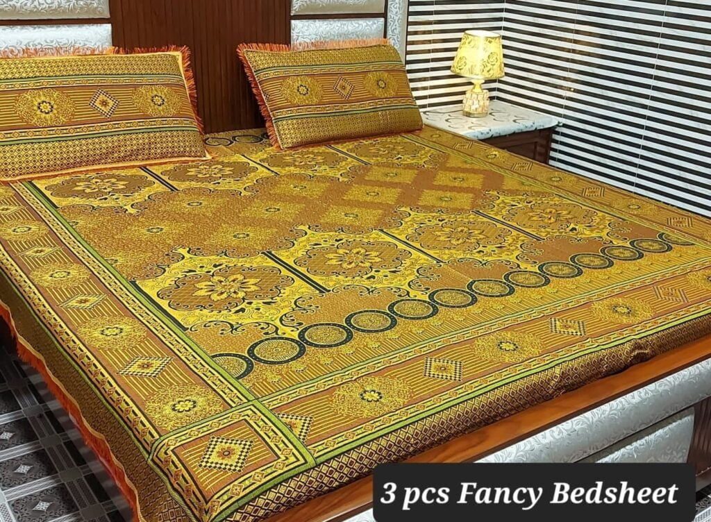 fancy & Pure Tilla Soti Bedsheet
