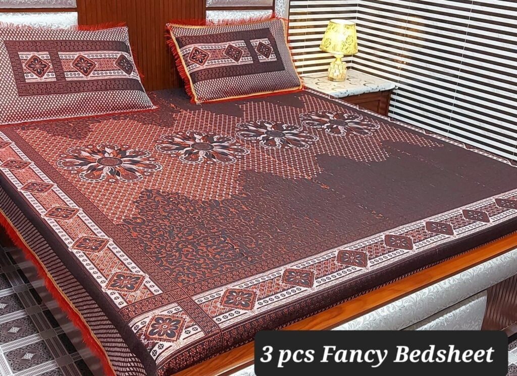 fancy & Pure Tilla Soti Bedsheet