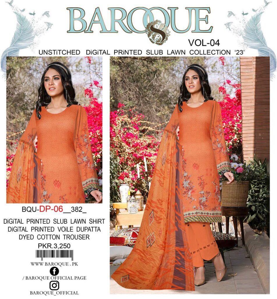 Baroque vol’23 bano doriya lawn
