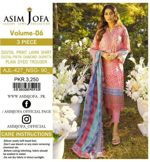 asim jofa new collection 2023 with price D10 oyeji