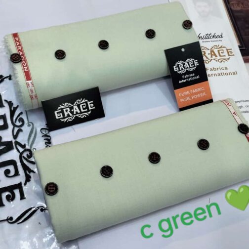 grace fabrics wash and Wear Collection | C Green