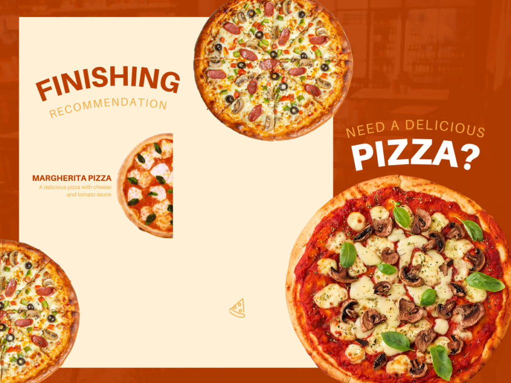 Finishing touches elevate your pizza