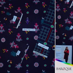 baroque pk Lawn 3piece-Unstitched 90/70