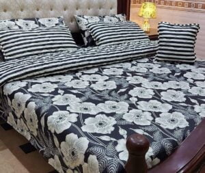 Black and white comforter set 7pc