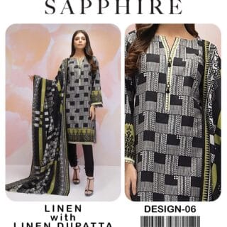 sapphire sale today unstitched Linen 