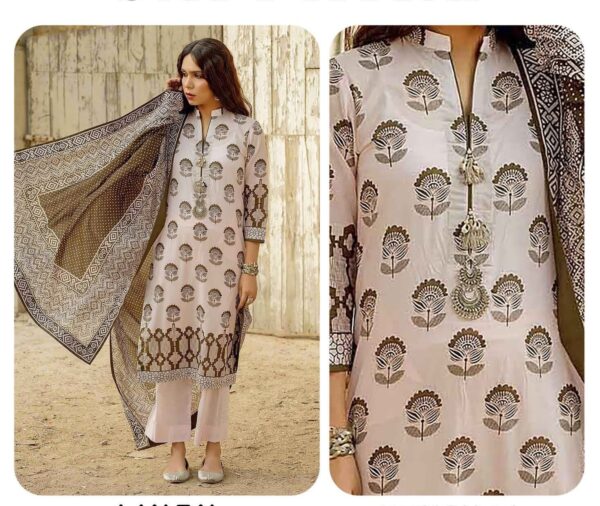 sapphire 2023 linen with linen Dupatta D2