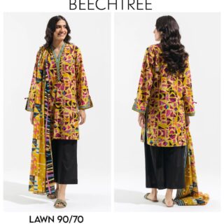 Beechtree pk 9070 Lawn Dupatta 3Pc