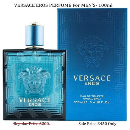 versace eros eau de parfume  For mens 100ML