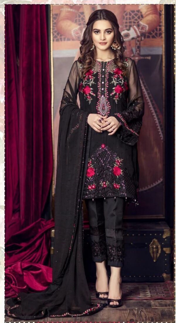imrozia pk Lawn Collection 2023 embroidered patch design