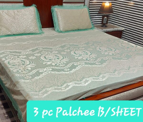 fancy bedsheet 3pc Lase Plashi 15 design
