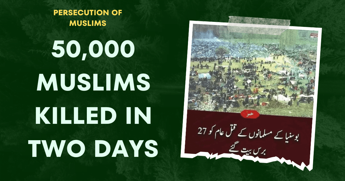 50,000 muslims killed in two days