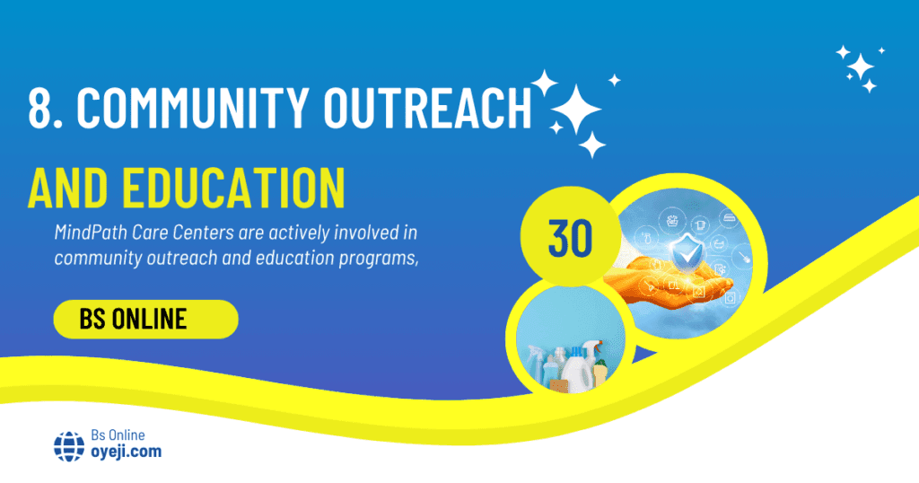 8. Community outreach and education