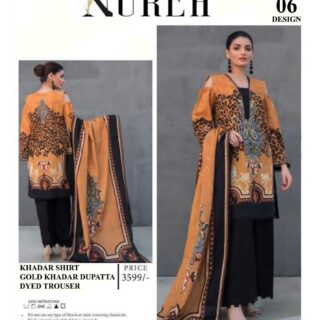 Nureh vol ’23 Slub Khaddar 3piece 2023