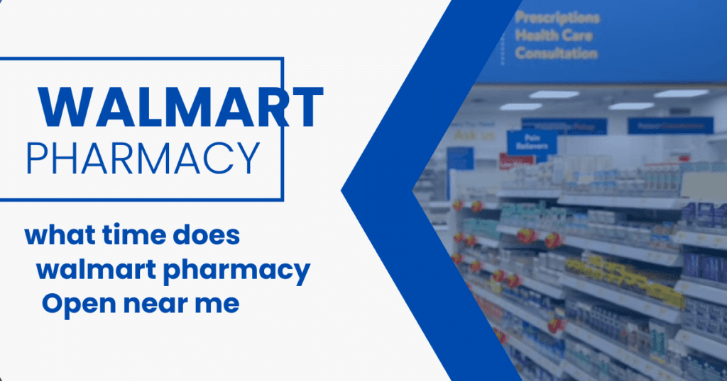 Walmart pharmacy near me convenient access to medications