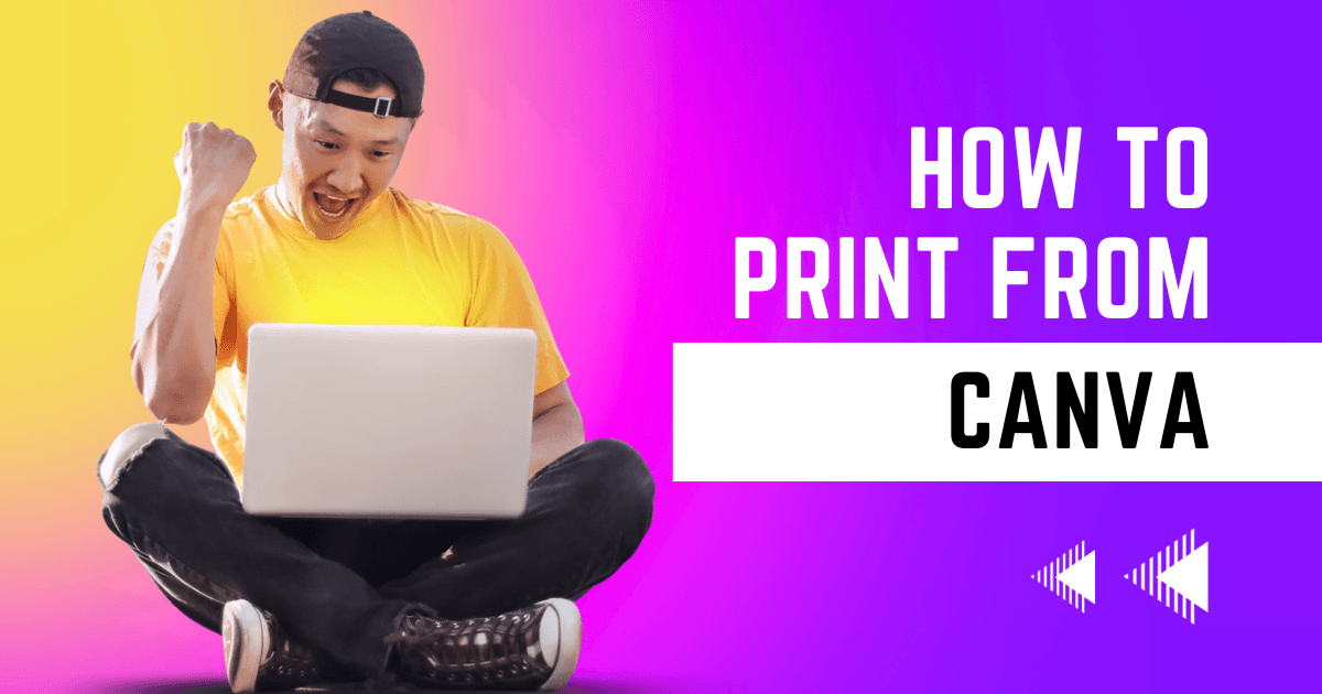 How to print from canva