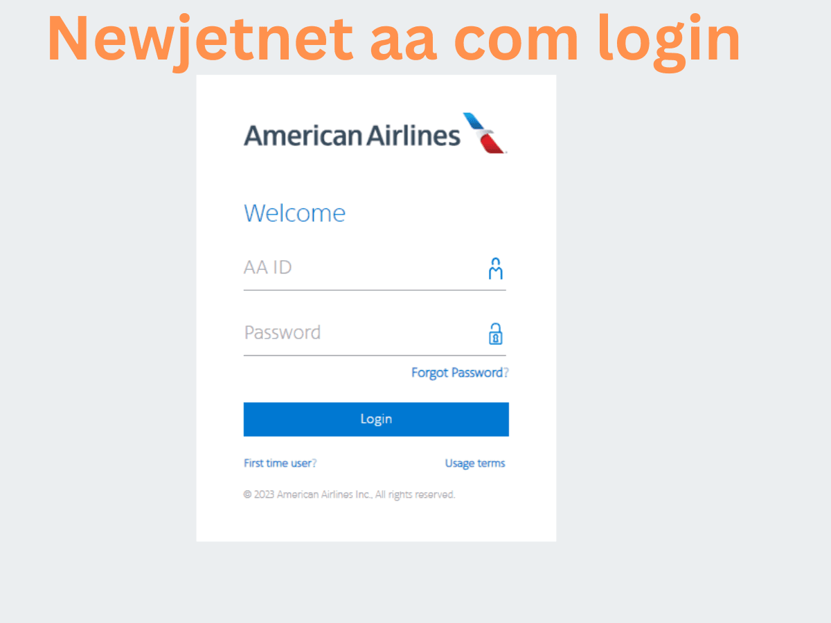 Newjetnet aa com login