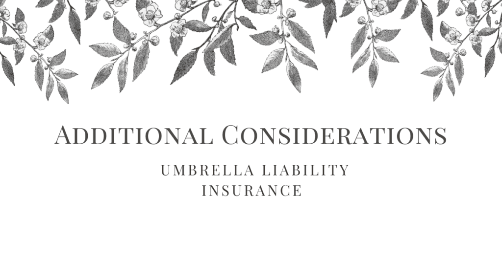 Umbrella liability insurance