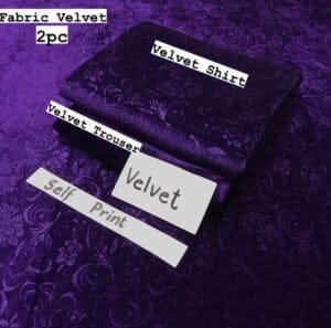 Velvet shawl