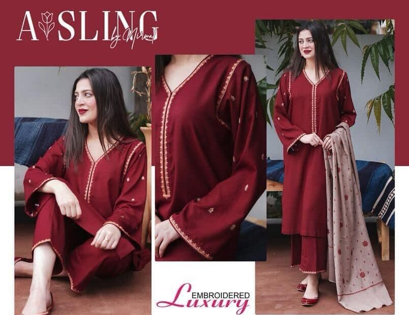 Dhanak winter collection | unstitched luxury suit - oye ji Dhanak winter collection unstitched luxury suit