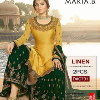 maria b Linen 2 PIECE Winter Collection 2024