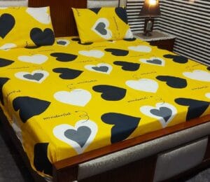 printed crystal life time Guarantee bedsheet