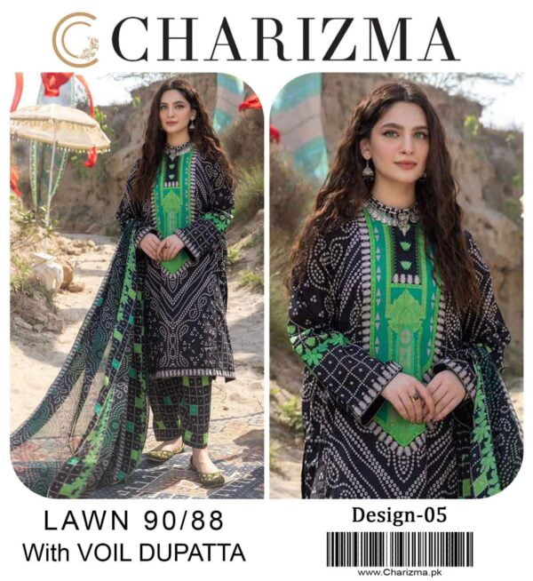 charizma lawn Summer Collection 2024