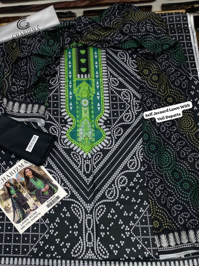 Charizma Lawn Summer Collection 2024 - OYe Ji