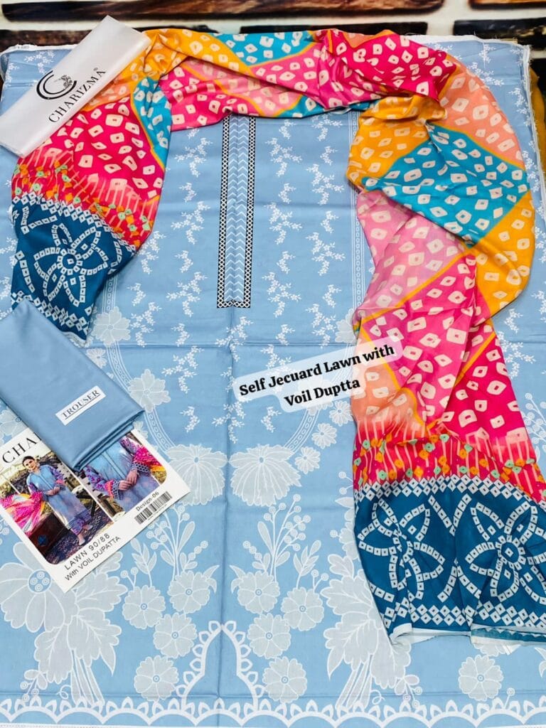 Charizma Lawn Summer Collection 2024 - OYe Ji