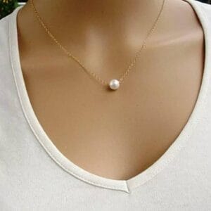 Single Pearl Choker