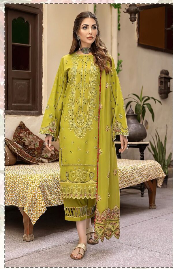 Mushq pk summer collection unstitched luxury lawn suit