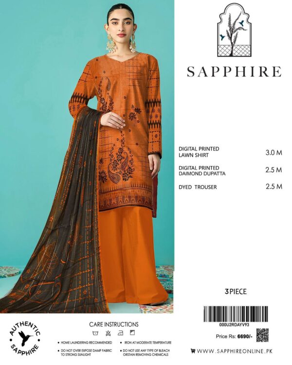 sapphire summer collection 2023 sale unstitched