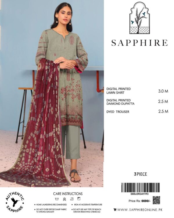 sapphire summer collection 2023 unstitched with price