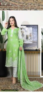 3 pieces unstiched lawn digital printed suit