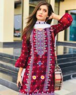 lawn Ajrak print 3pc fabrosia fashion Shop