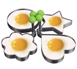 Stainless Steel 4Pcs Mold Fried Egg Cooking