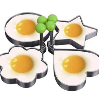 Stainless Steel 4Pcs Mold Fried Egg Cooking