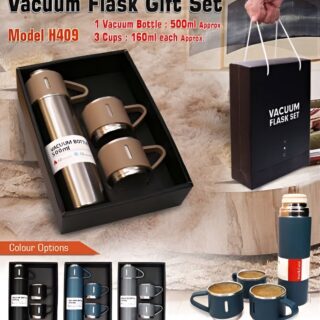 Vacuum Flask Set with 3 Extra 160ml