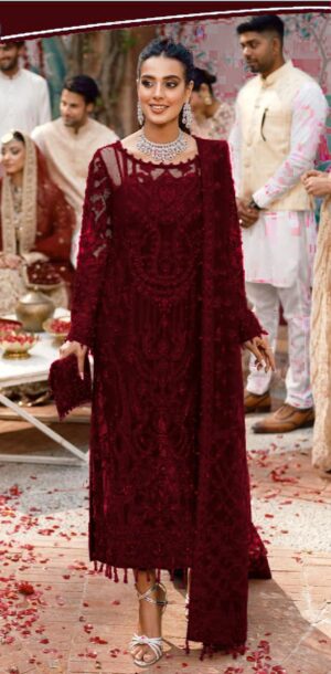 baroque online Party wear Suit Fancy 3pc 2025