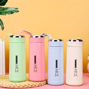 water glass Bottle with Plastic Front