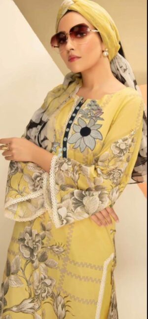 limelight hydrangea Desing Dhanak With shawl