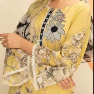 limelight hydrangea Desing Dhanak With shawl