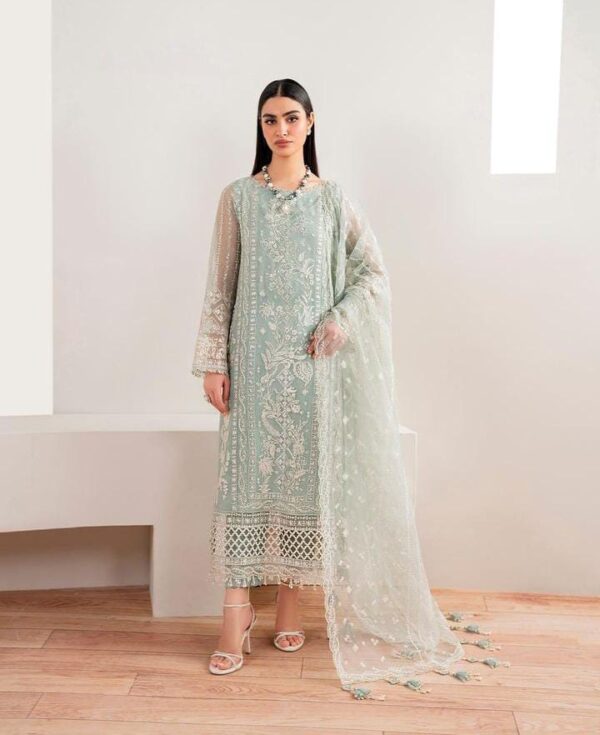 Chiffon heavy dupatta