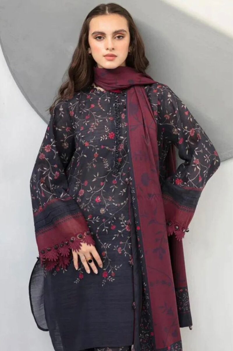 baroque sale unstitched 3 piece